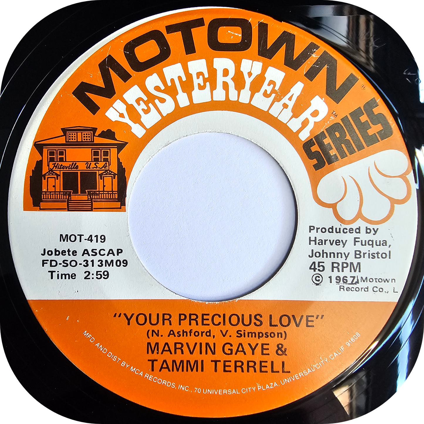 Marvin Gaye & Tammi Terrell - Ain't No Mountain High Enough - Motown Yesteryear