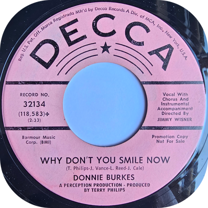 Donnie Burkes - Satisfaction Guaranteed - Decca DEMO