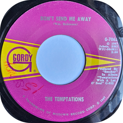 Temptations, The - It's You That I Need - Gordy
