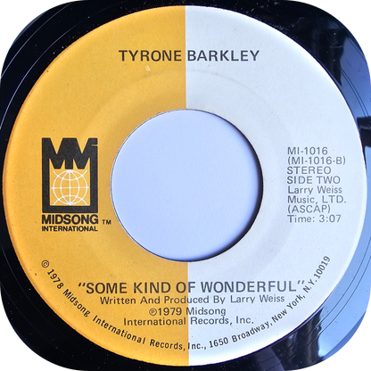 Tyrone Barkley - Man Of Value - Midsong