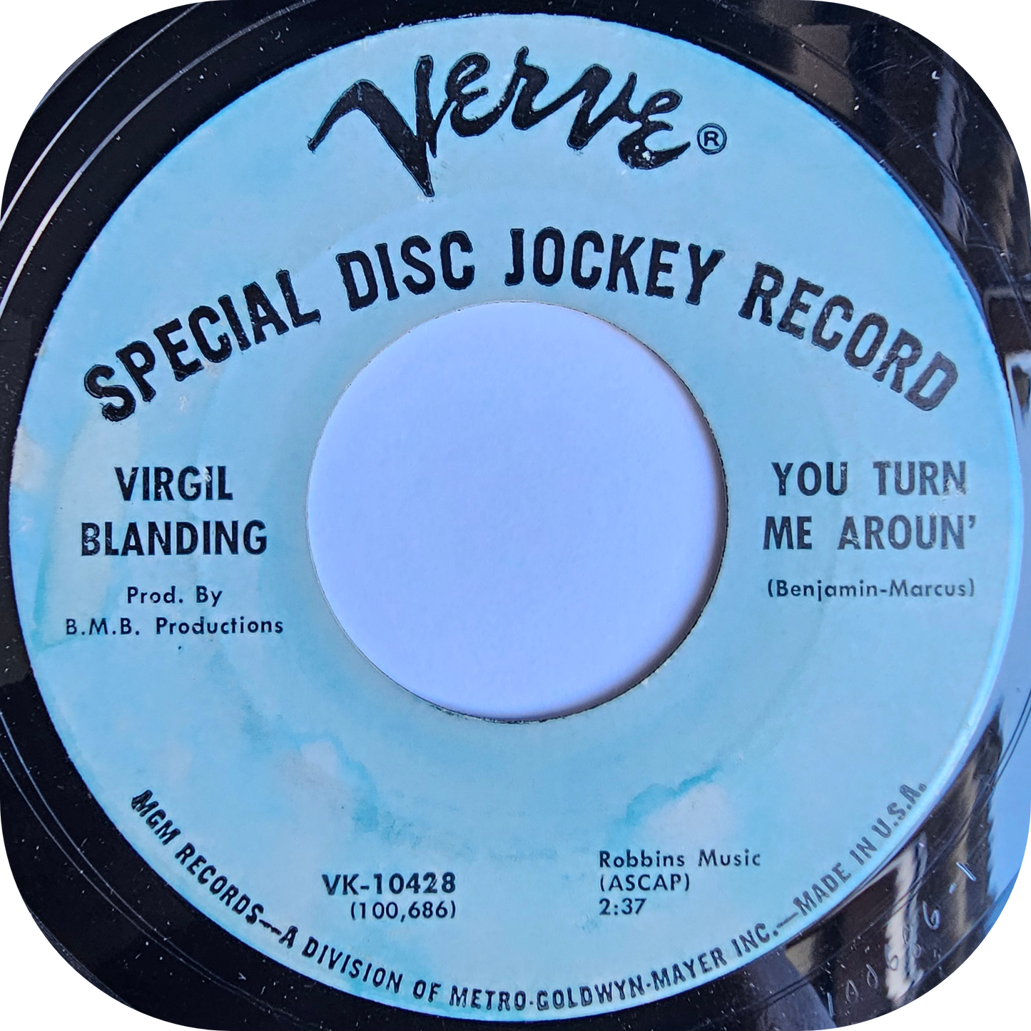Virgil Blanding - You Turn Me Around - Verve DEMO