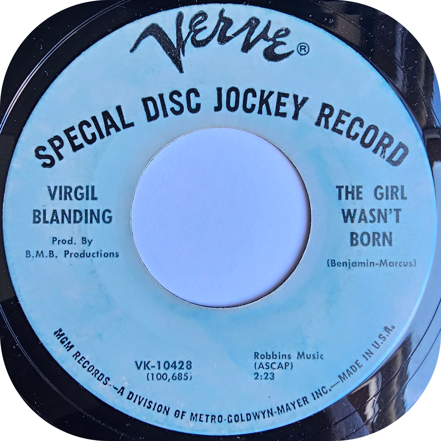 Virgil Blanding - You Turn Me Around - Verve DEMO