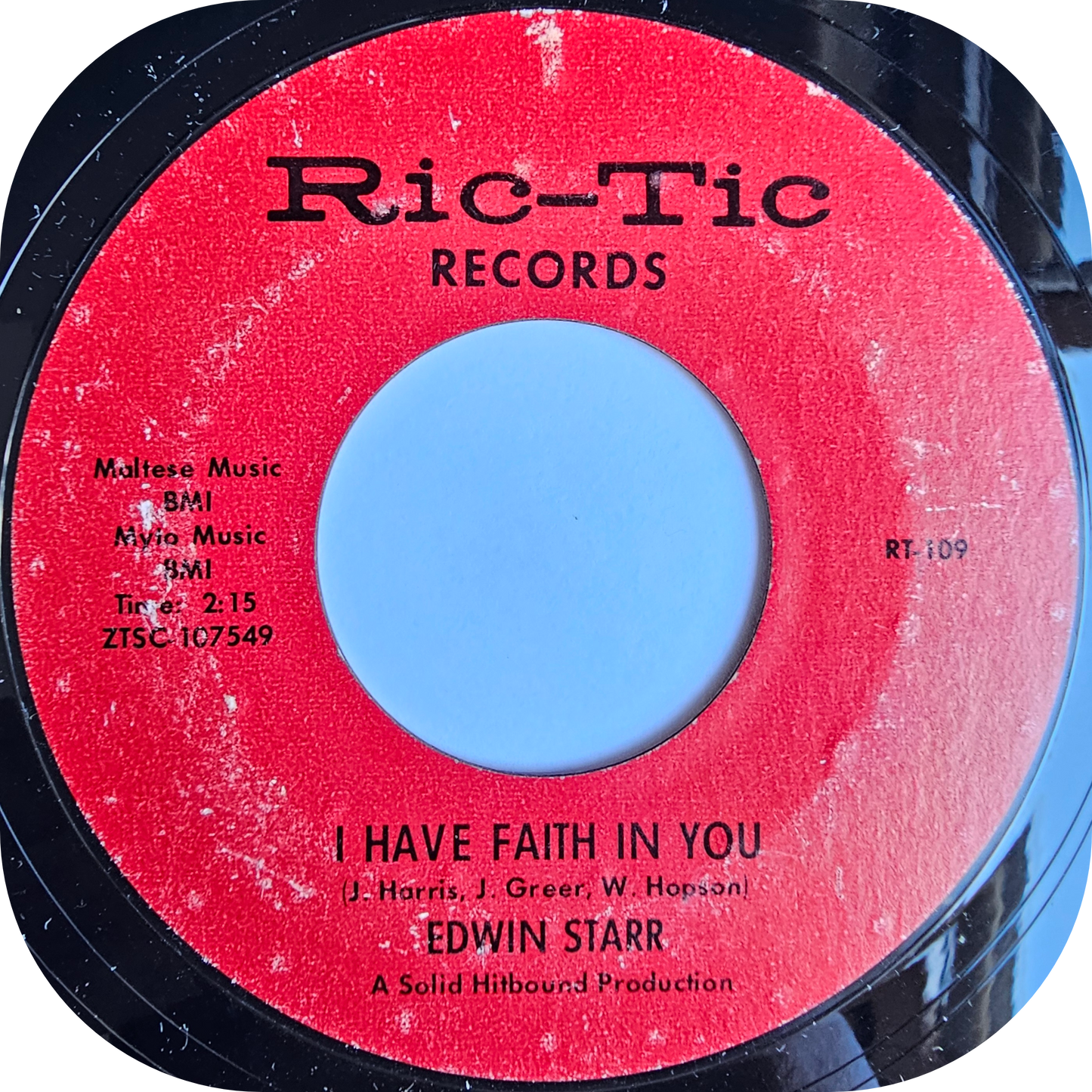Edwin Starr - I Have Faith In You - Ric Tic