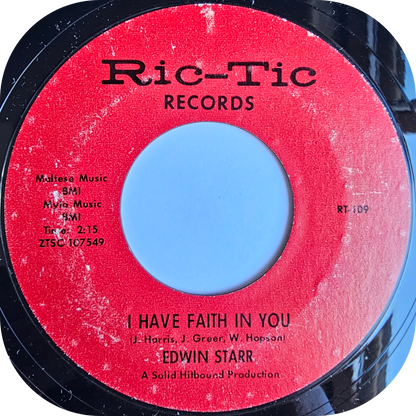 Edwin Starr - I Have Faith In You - Ric Tic