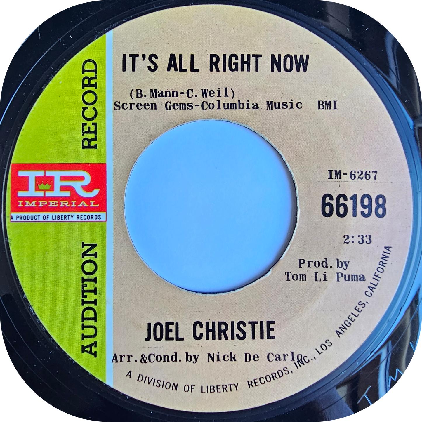Joel Christie - Since I Found You - Imperial DEMO