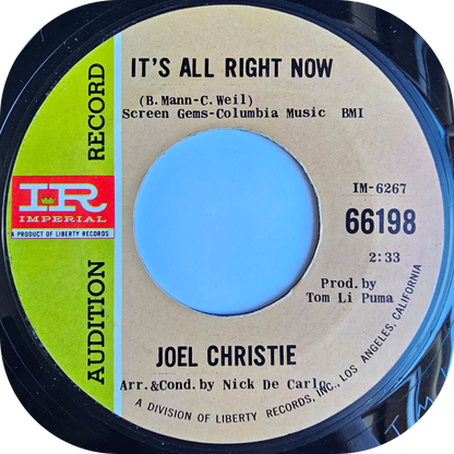 Joel Christie - Since I Found You - Imperial DEMO