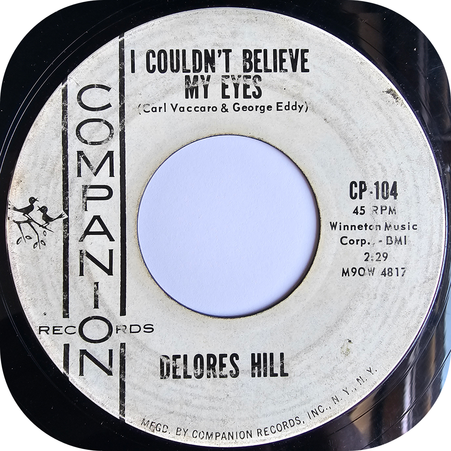 Delores Hill - I Couldn't Believe My Eyes - Companion