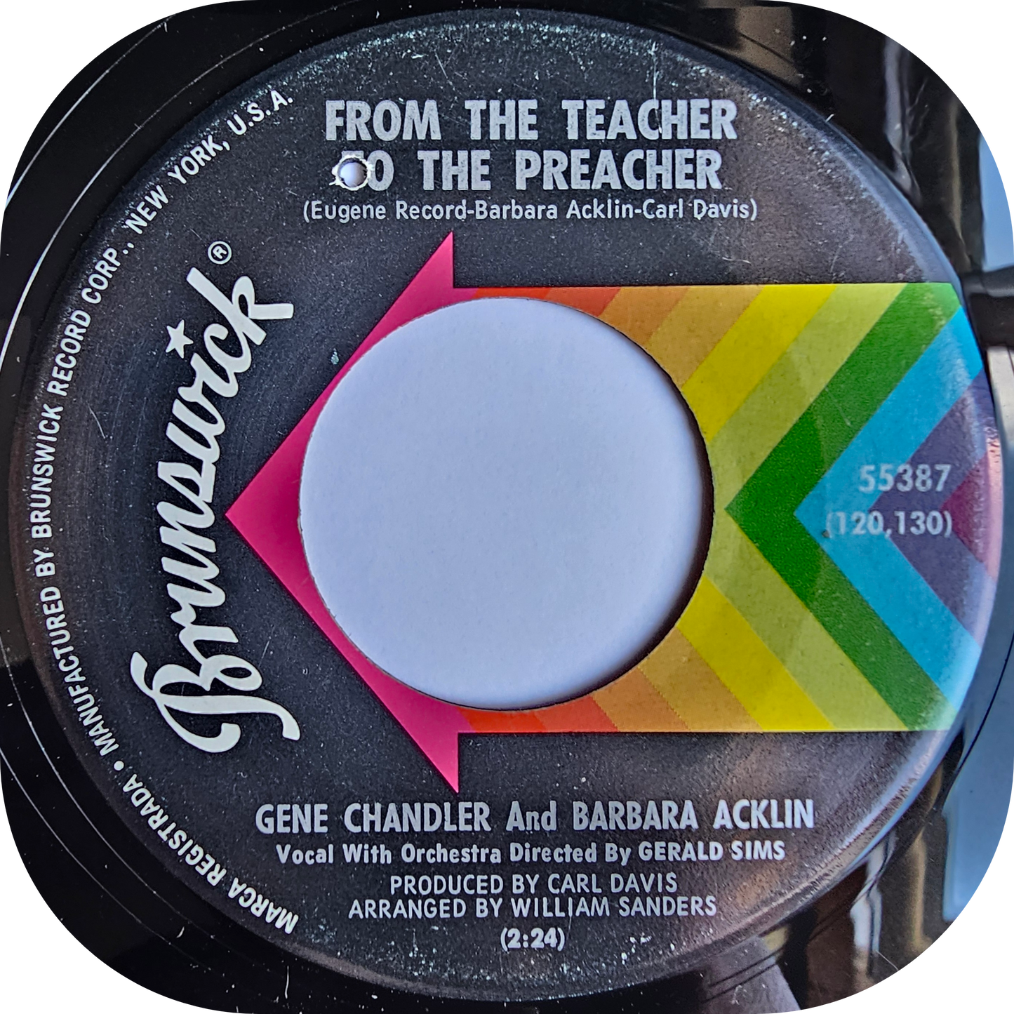 Gene Chandler - From The Teacher To The Preacher - Brunswick
