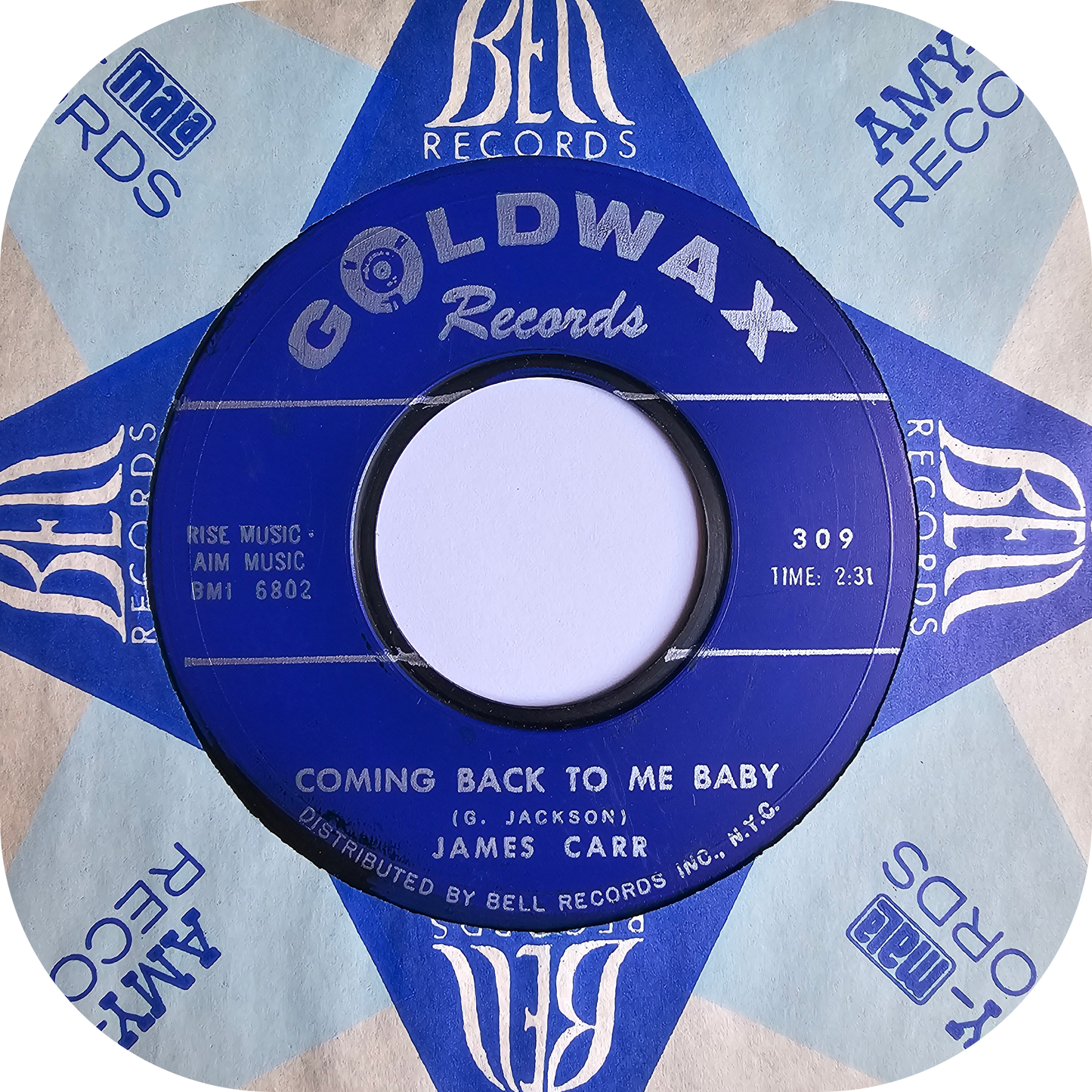 James Carr - Coming Back To Me Baby - Goldwax