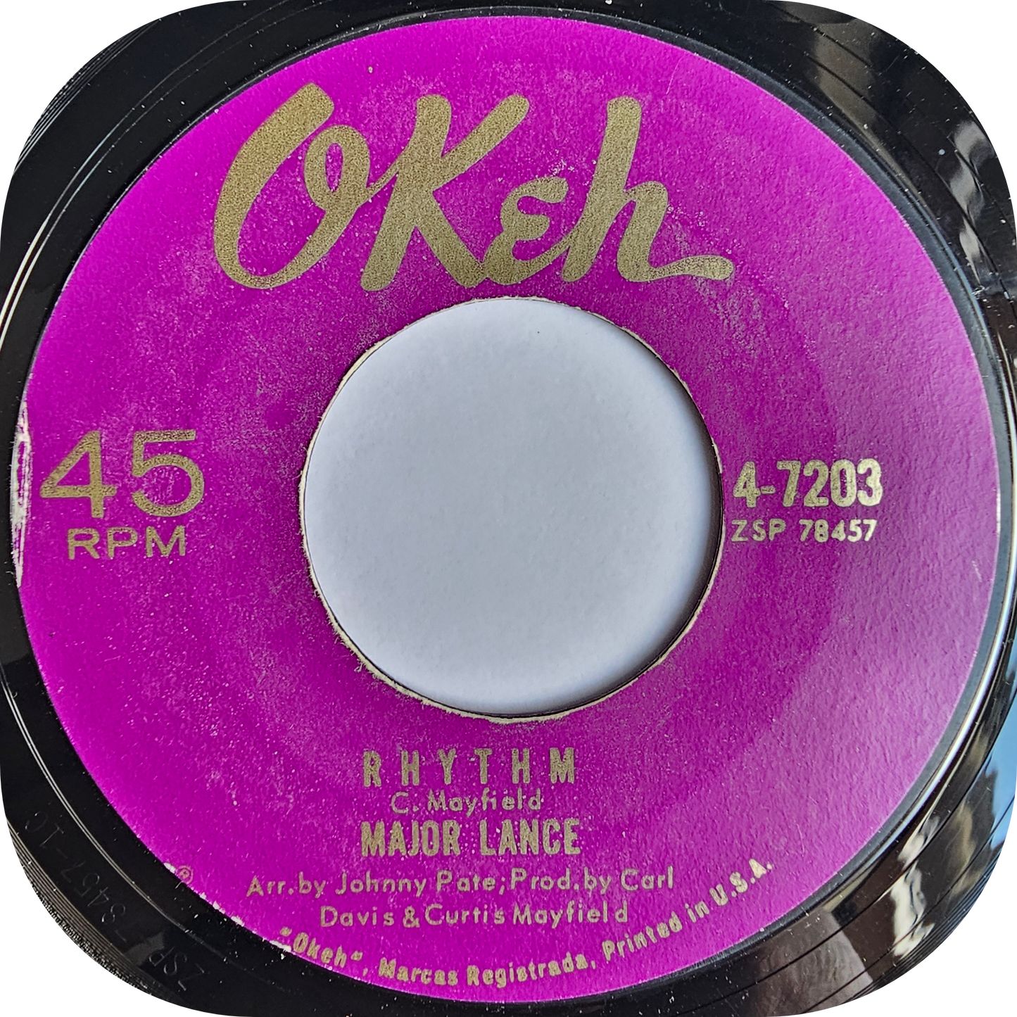Major Lance - Rhythm - Okeh