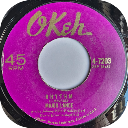 Major Lance - Rhythm - Okeh