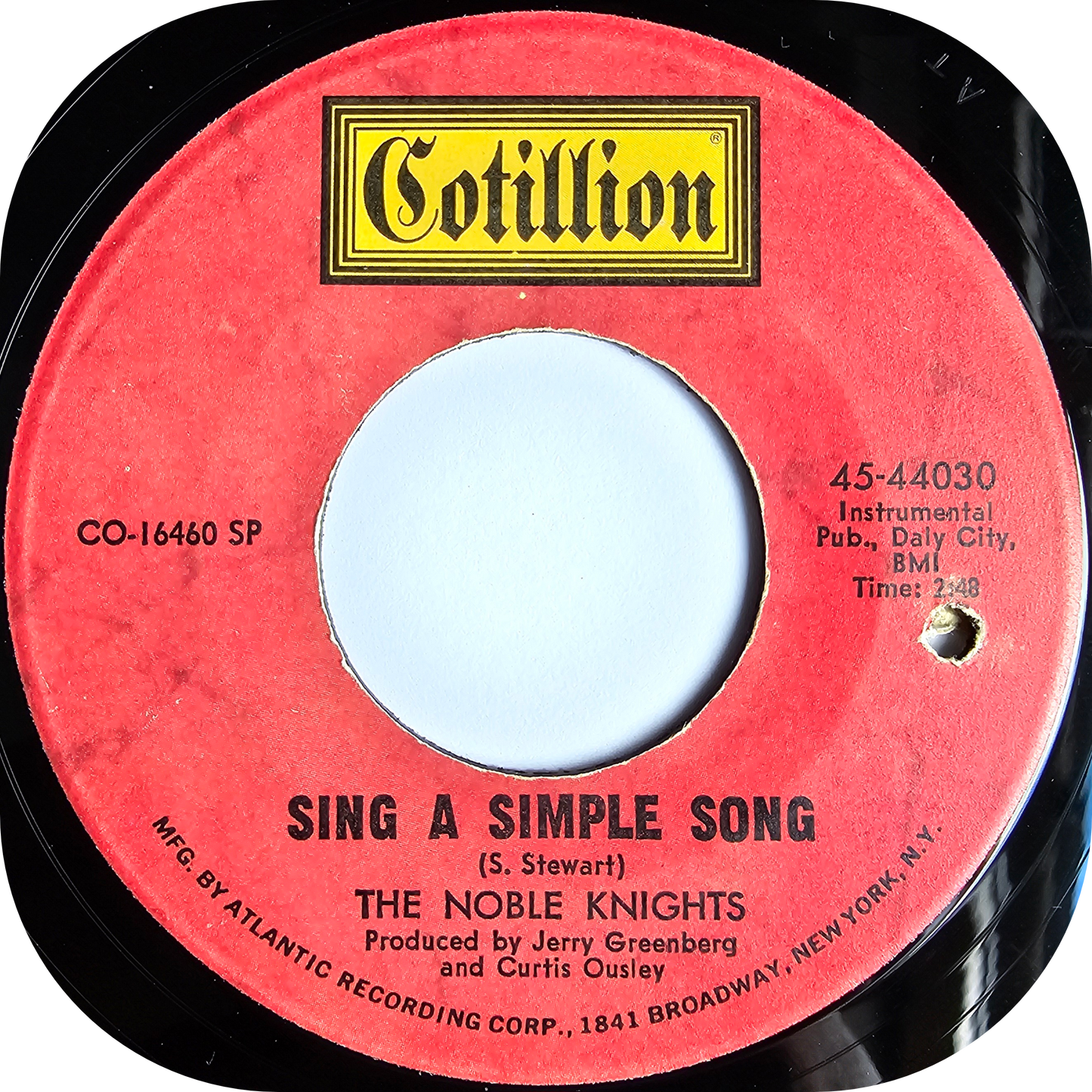 Noble Knights, The - Sing A Simple Song - Cotillion