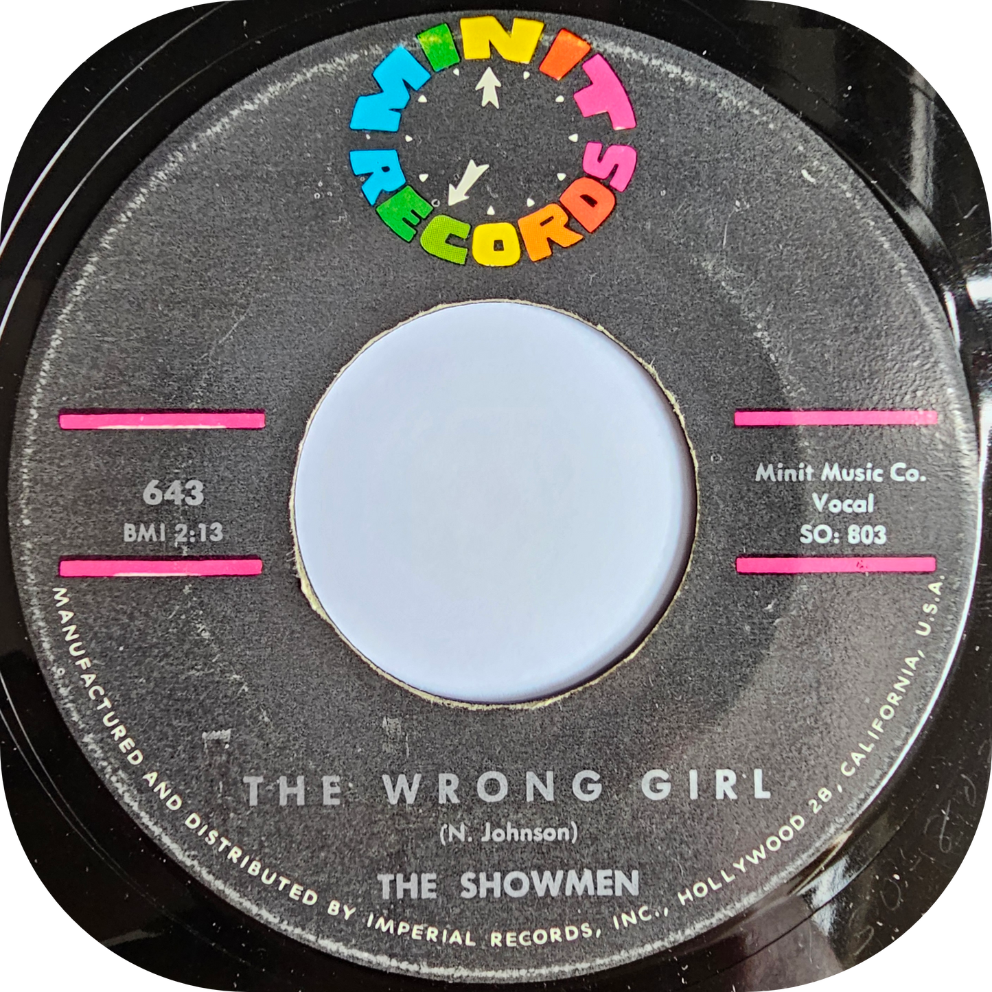 Showmen, The - The Wrong Girl - Minit