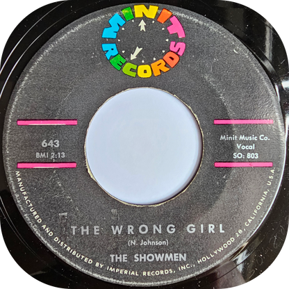 Showmen, The - The Wrong Girl - Minit