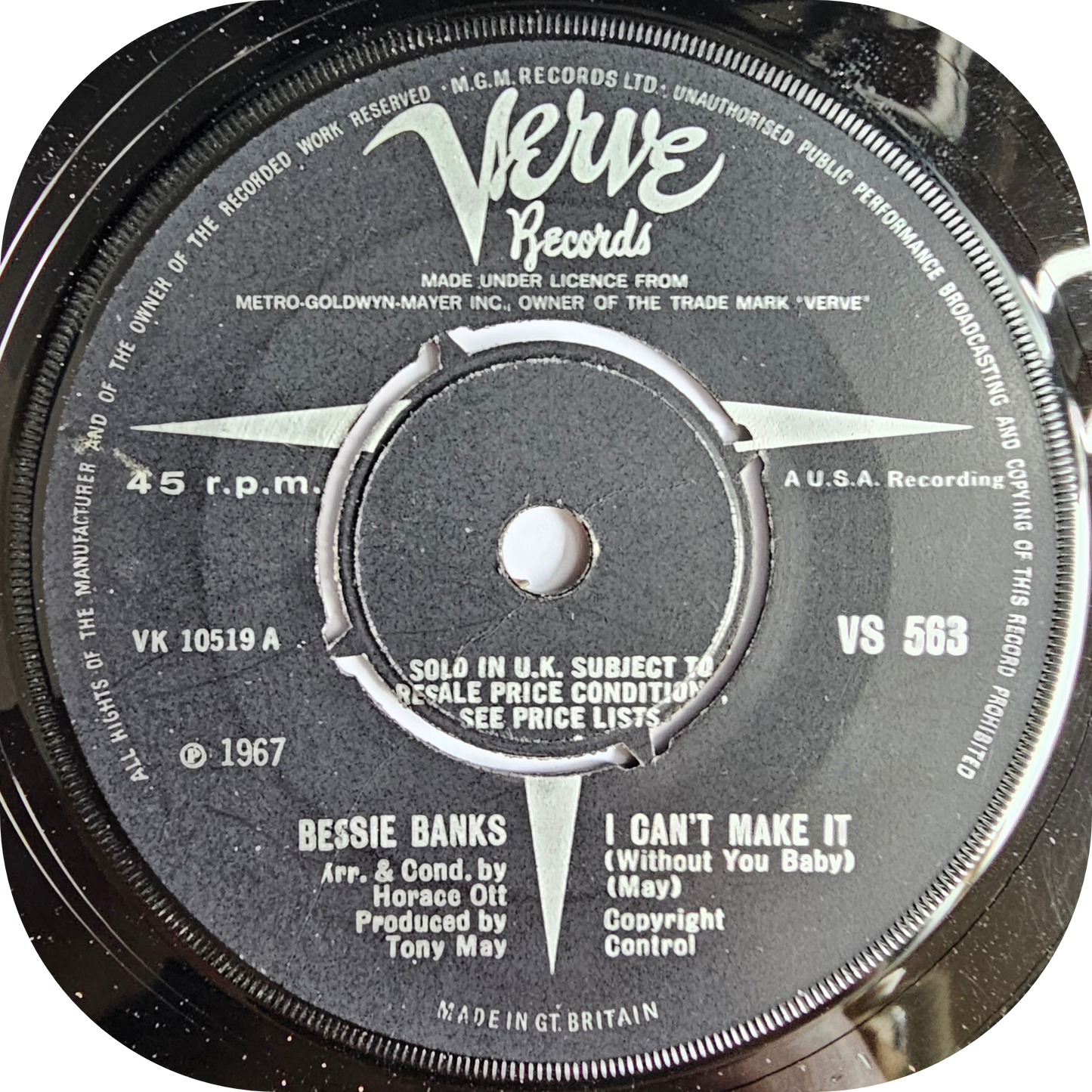 Bessie Banks - I Can't Make It - Verve