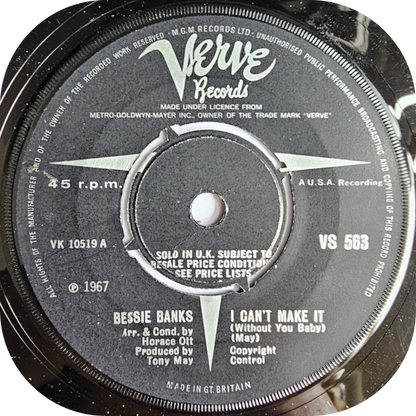 Bessie Banks - I Can't Make It - Verve