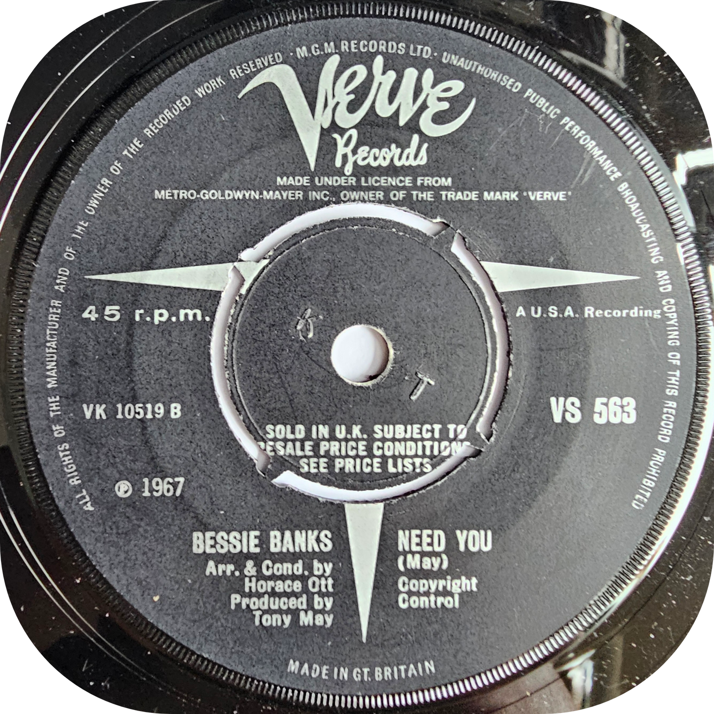Bessie Banks - I Can't Make It - Verve