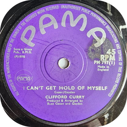 Clifford Curry - I Can't Get A Hold Of Myself - Pama