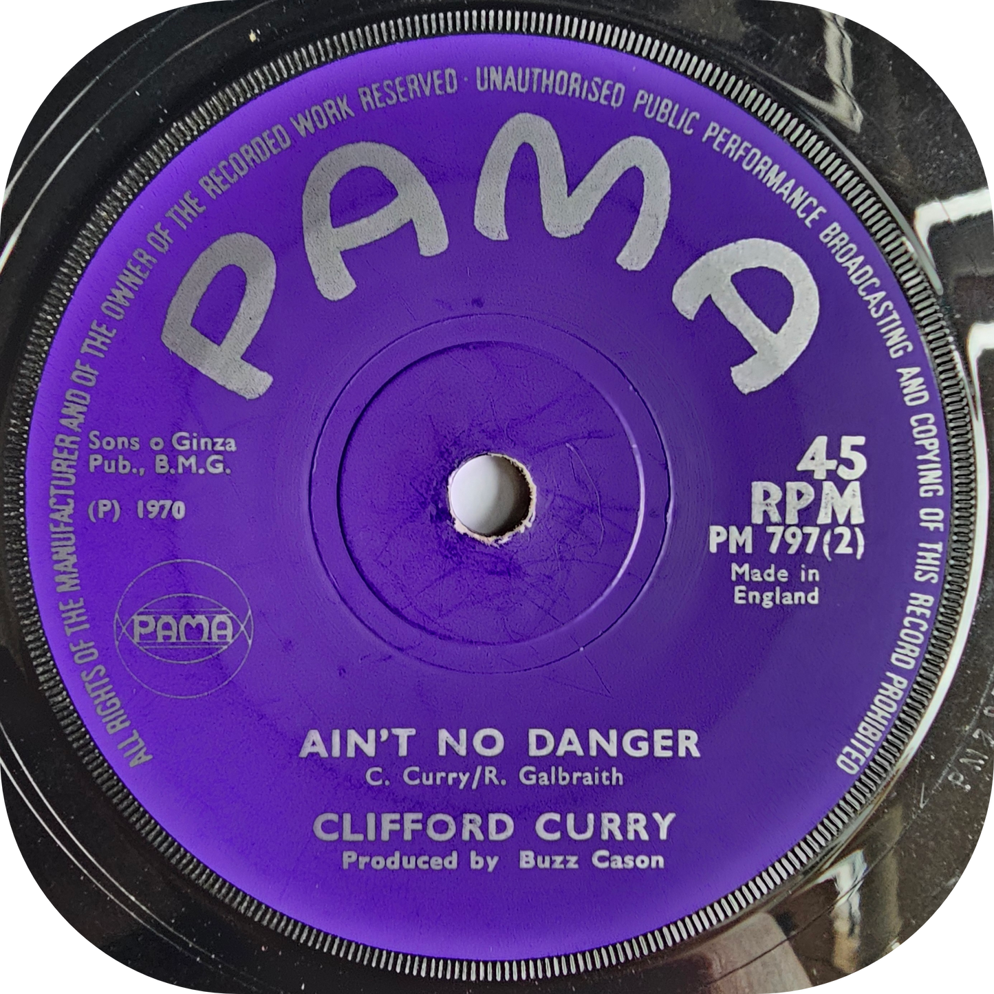 Clifford Curry - I Can't Get A Hold Of Myself - Pama