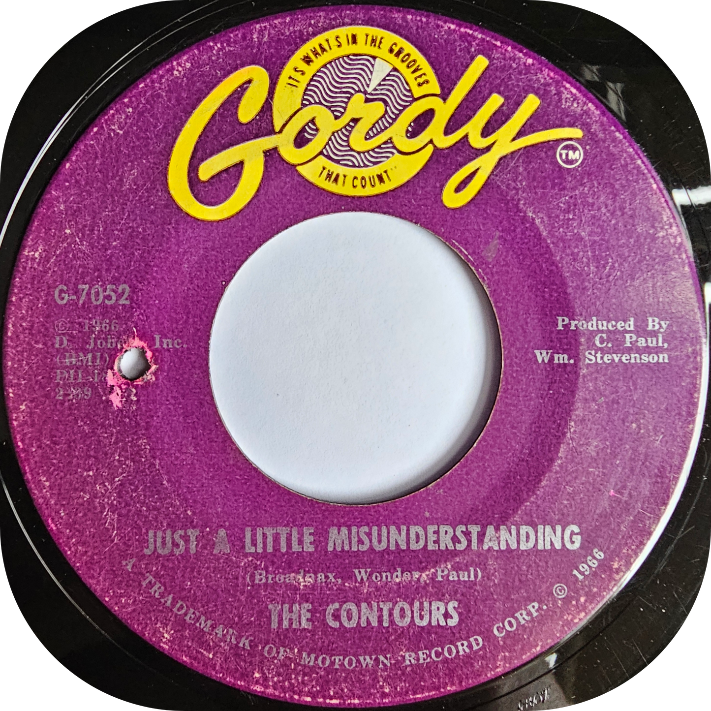 Contours, The - Just A Little Misunderstanding - Gordy