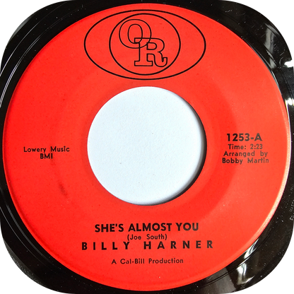 Billy Harner - She's Almost You - OOR