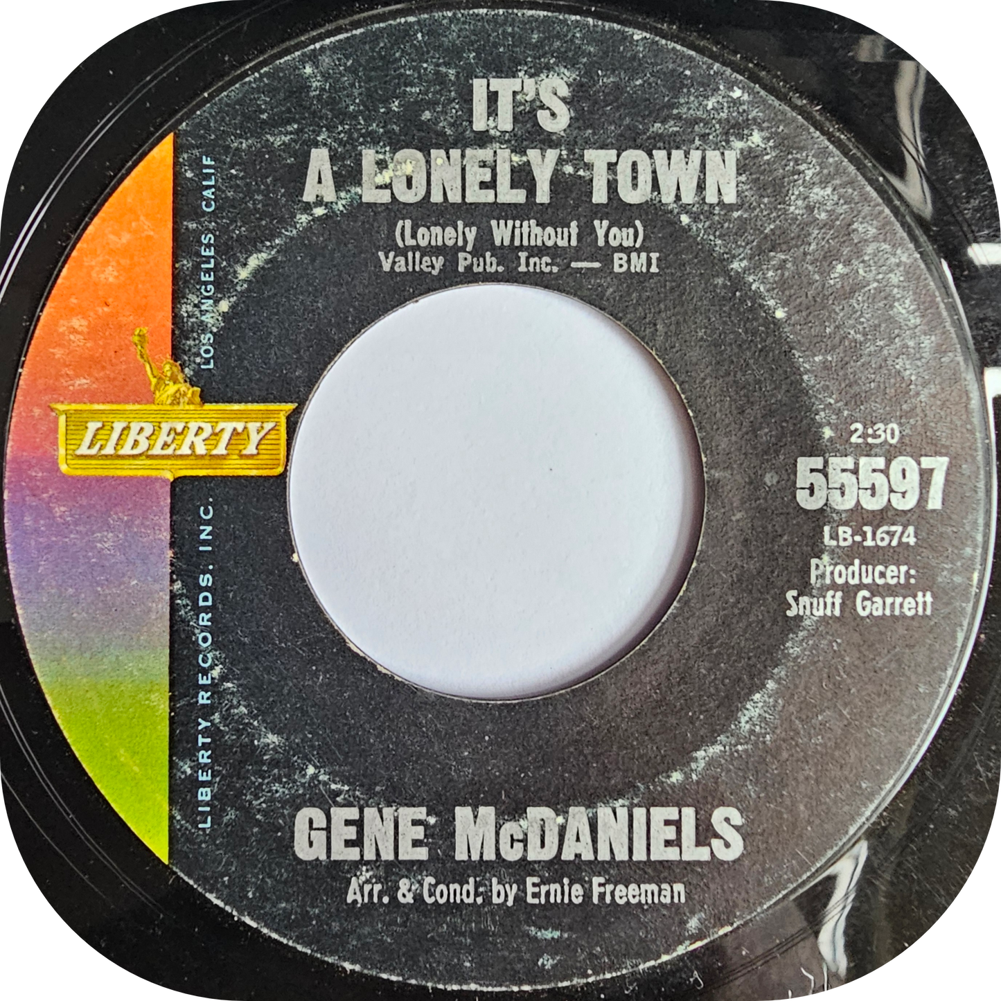 Gene McDaniels - It's A Lonely Town - Liberty