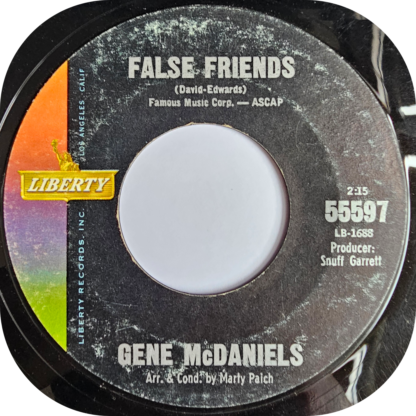 Gene McDaniels - It's A Lonely Town - Liberty
