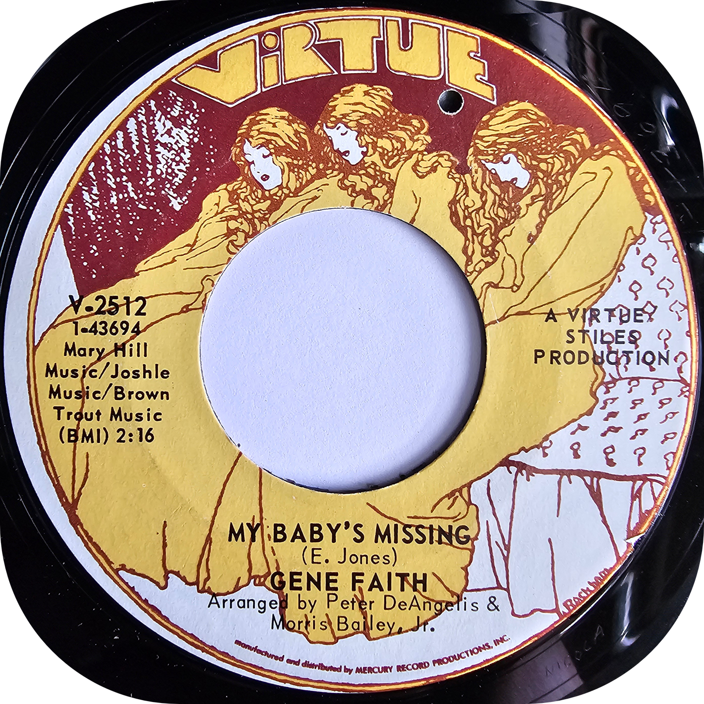 Gene Faith - My Baby's Missing - Virtue