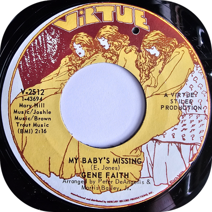 Gene Faith - My Baby's Missing - Virtue