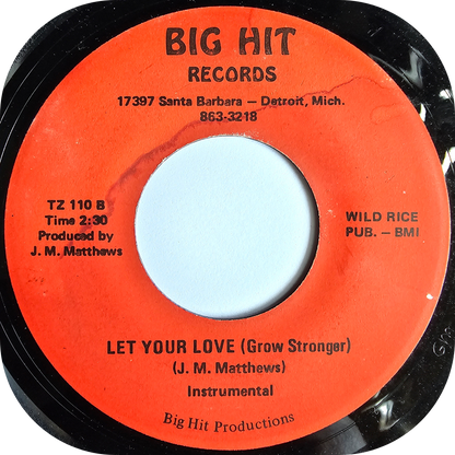 Herbie Thompson - Let Your Love Grow - Big Hit