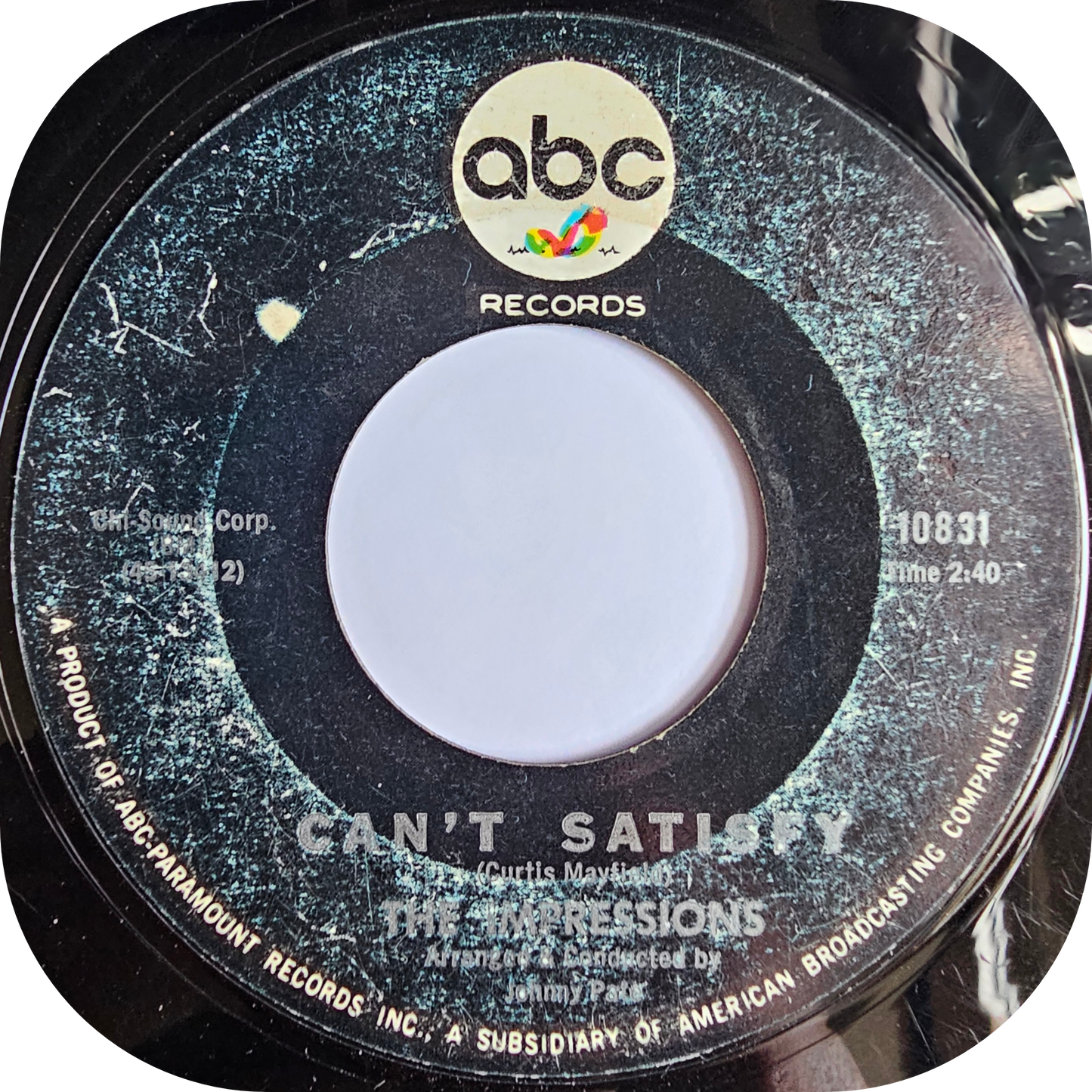 Impressions, The - Can't Satisfy - ABC