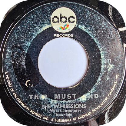 Impressions, The - Can't Satisfy - ABC