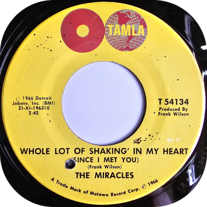 Miracles, The - Whole Lot Of Shaking In My Heart - Tamla
