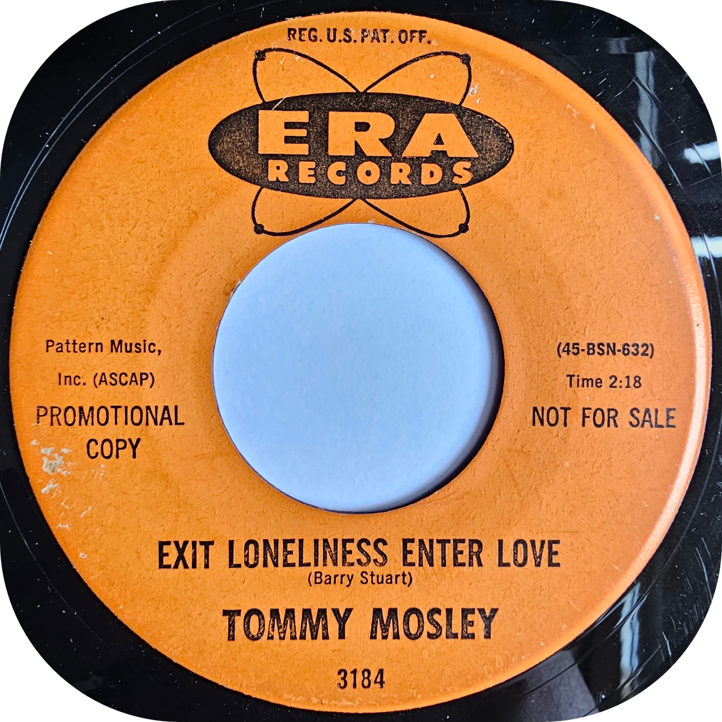 Tommy Mosley - Exit Loneliness, Enter Love - Era DEMO