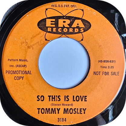 Tommy Mosley - Exit Loneliness, Enter Love - Era DEMO
