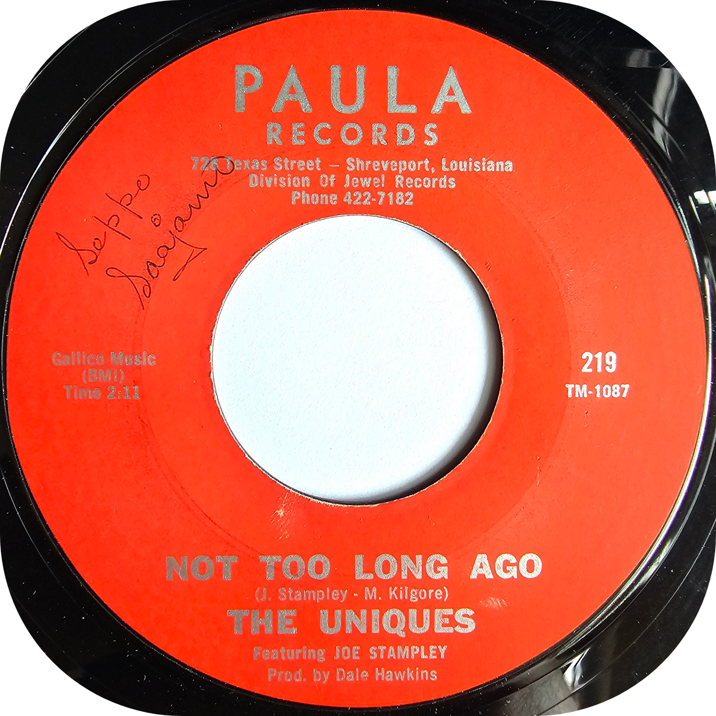 Uniques, The - Not Too Long Ago - Paula