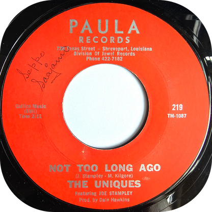 Uniques, The - Not Too Long Ago - Paula