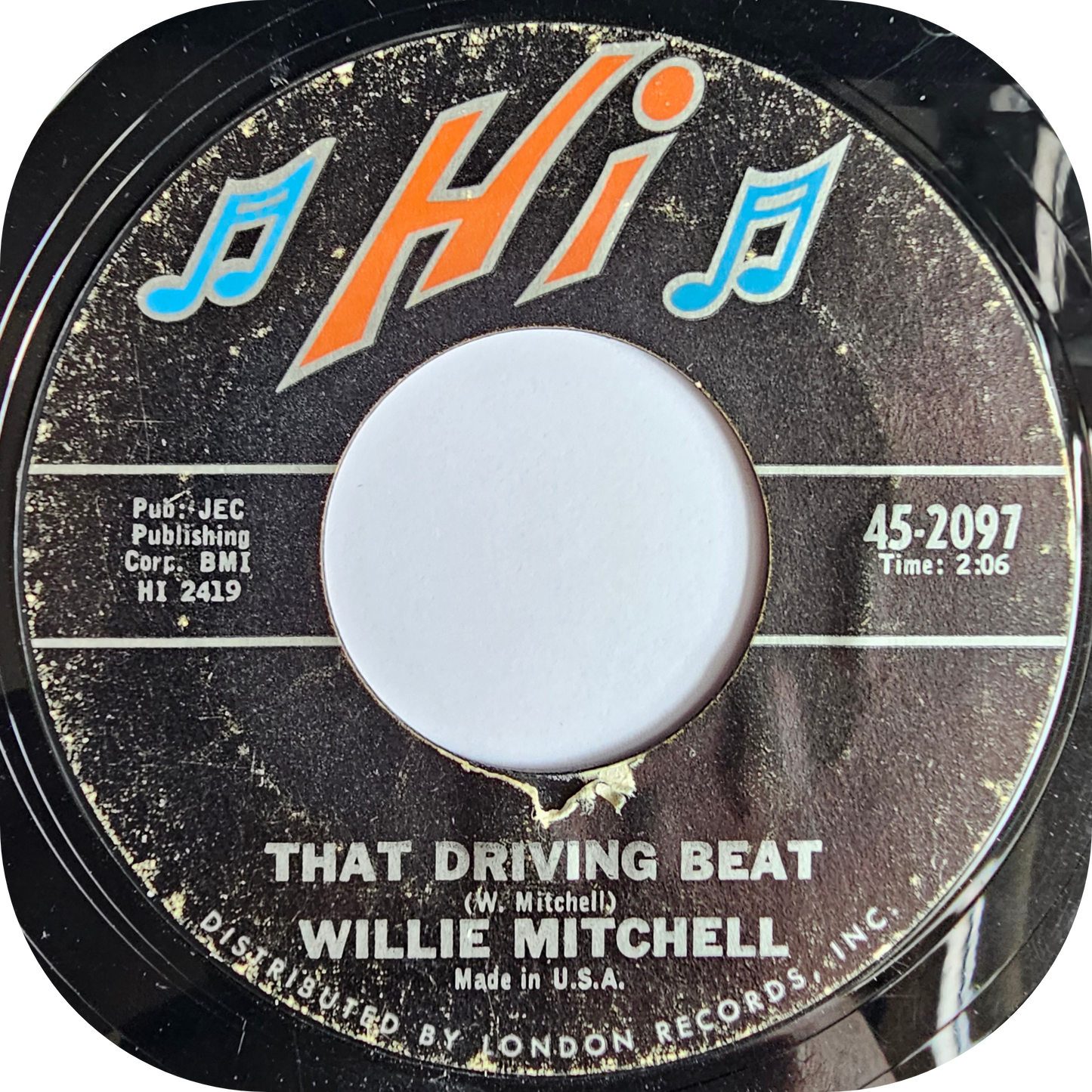 Willie Mitchell - That Driving Beat - Hi
