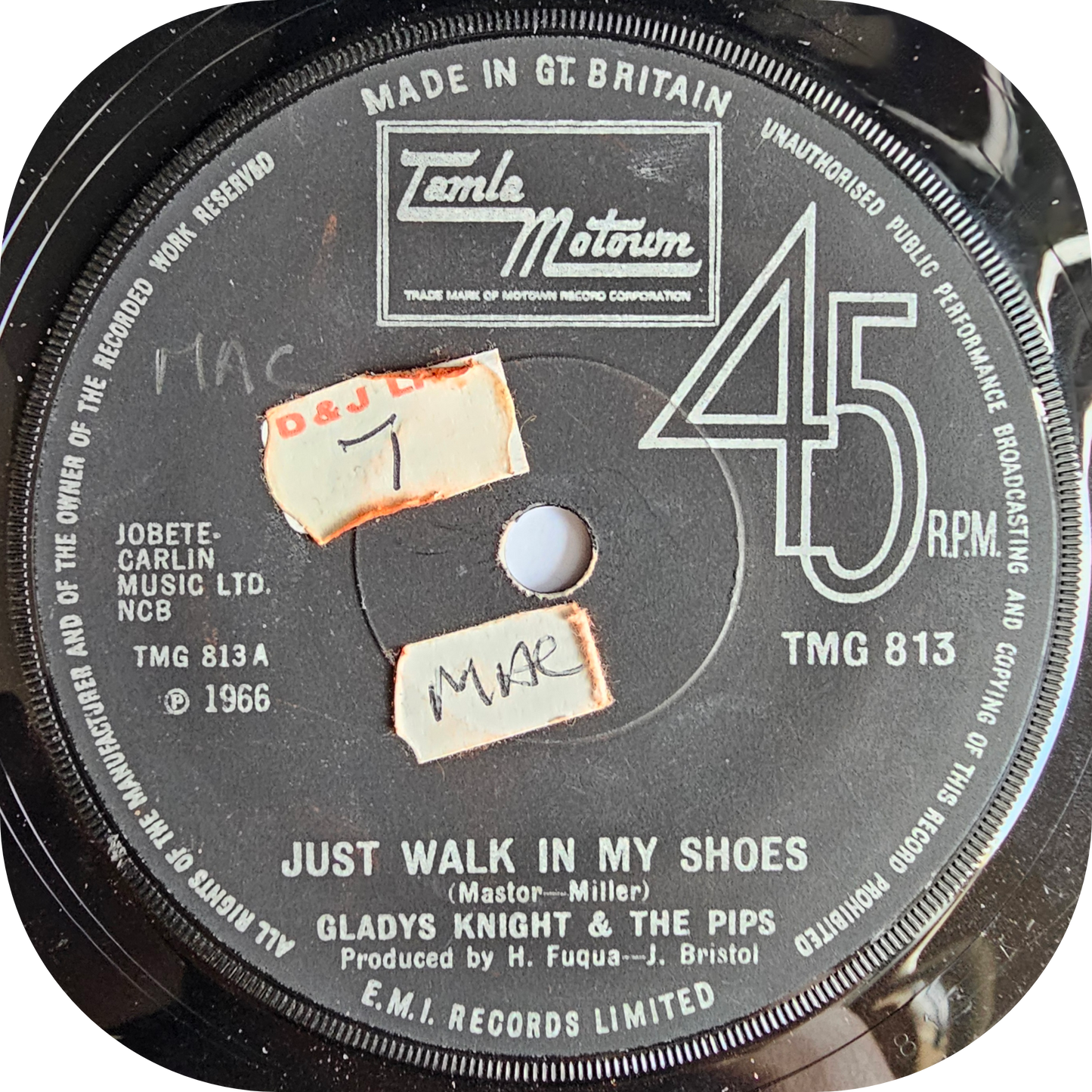 Gladys Knight - Just Walk In My Shoes - Tamla Motown