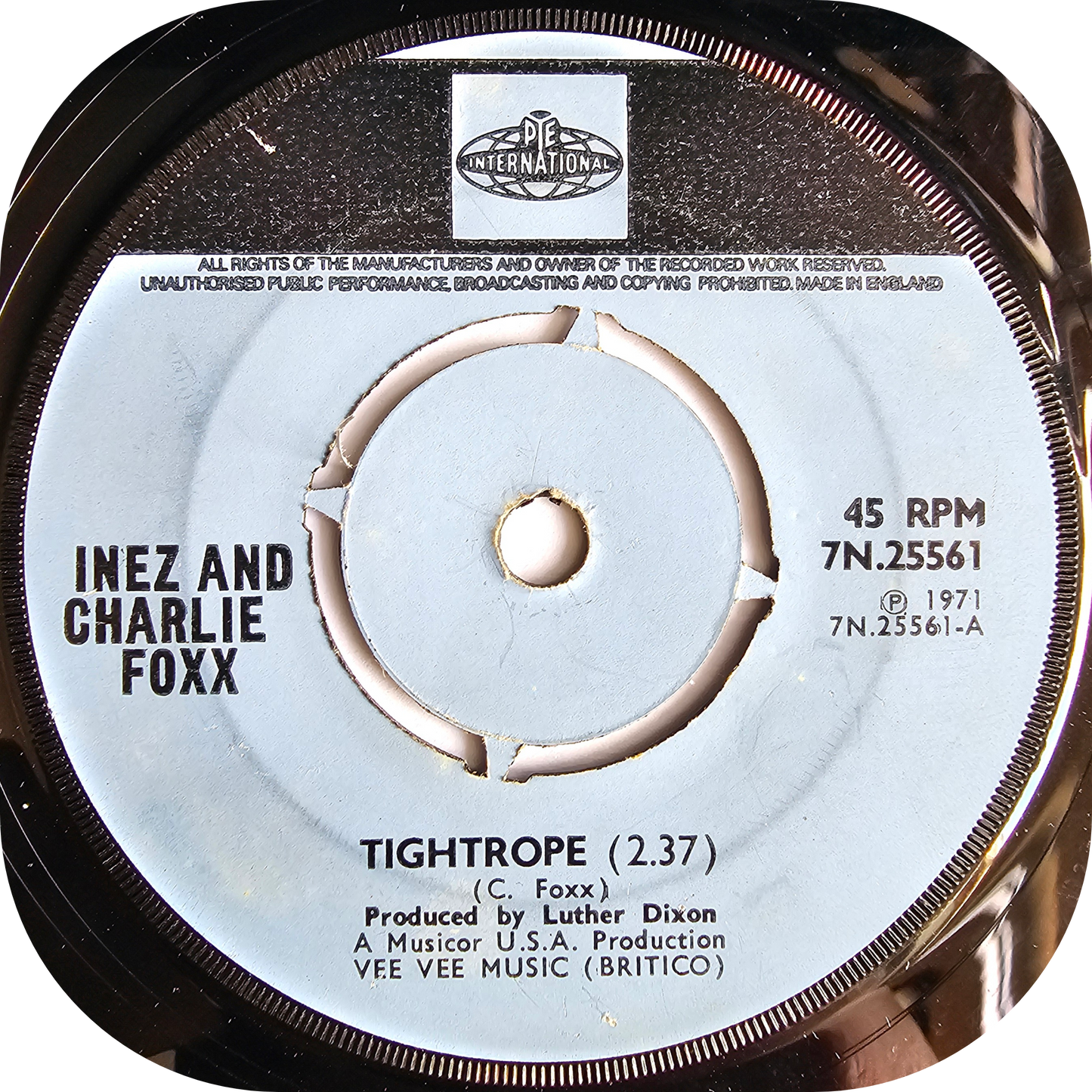 Inez & Charlie Foxx - Tightrope - Pye Intl