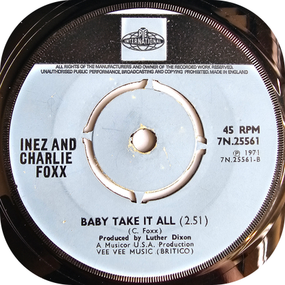 Inez & Charlie Foxx - Tightrope - Pye Intl
