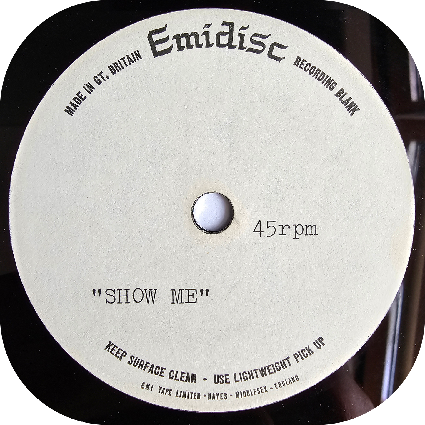 Joe Tex - Show Me - EMI Acetate