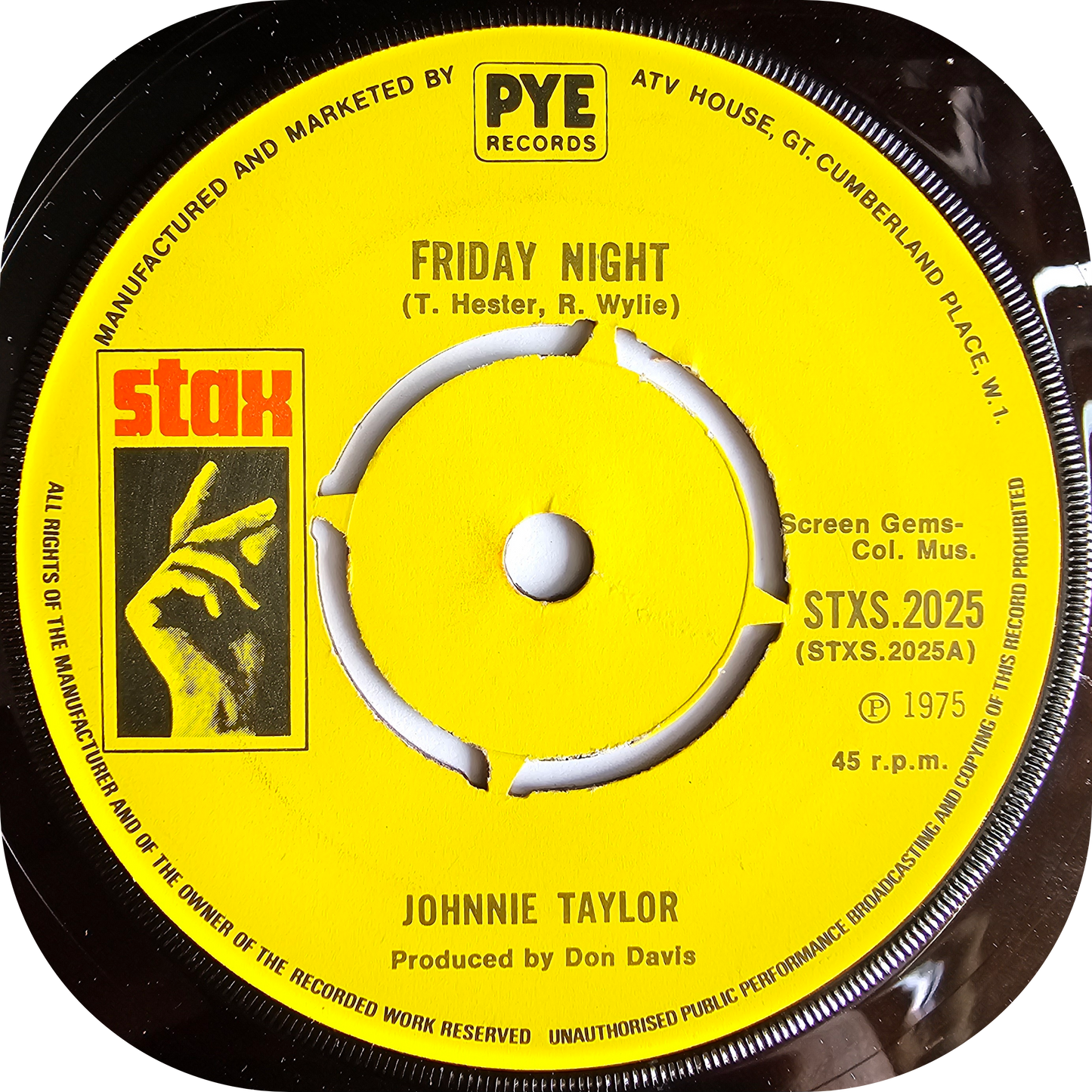 Johnnie Taylor - Friday Night - Stax