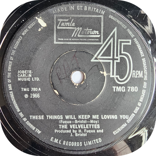 Velvelettes, The - These Things Will Keep Me Loving You - Tamla Motown