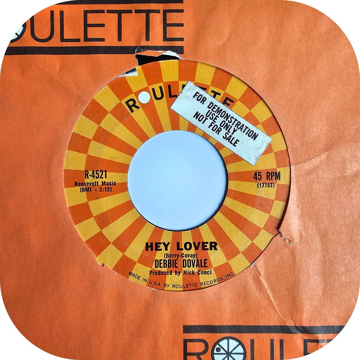 Debbie Dovedale - Hey Lover - Roulette