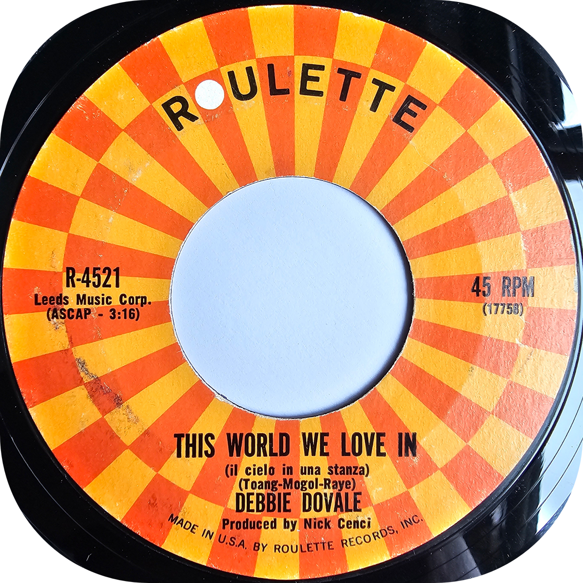 Debbie Dovedale - Hey Lover - Roulette