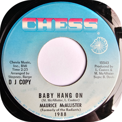 Maurice McAllister - Baby Hang On - Chess DEMO
