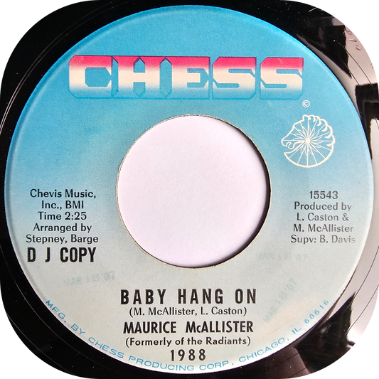 Maurice McAllister - Baby Hang On - Chess DEMO