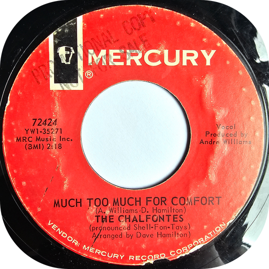 Chalfontes, The - Much Too Much For Comfort - Mercury