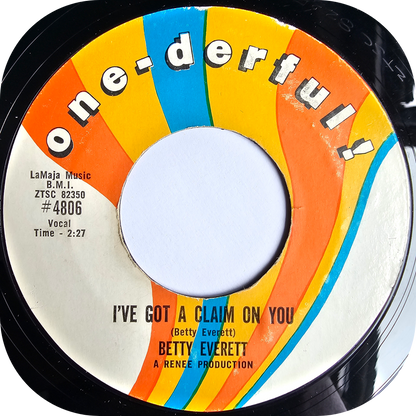 Betty Everett - I've Got A Claim On You - One Derful